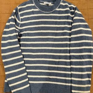 Blue striped sweater